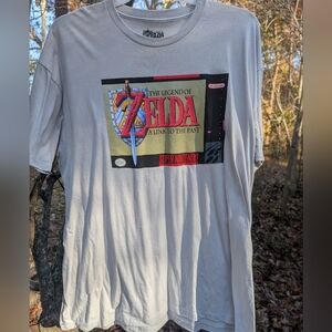 The Legend of Zelda T-Shirt - Gray. A Link To The Past